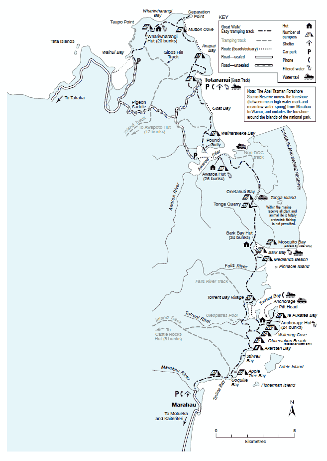 Novy-Zeland-Abel-Tasman-Coast-Track-mapa